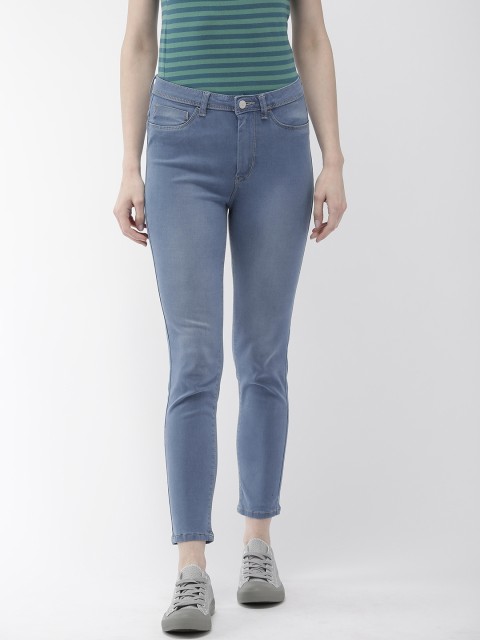 

Flying Machine Women Blue Betty Fit High-Rise Clean Look Stretchable Jeans