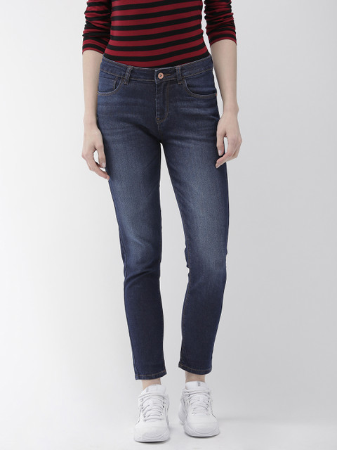 

Flying Machine Women Blue Veronica Skinny Fit Mid-Rise Clean Look Stretchable Jeans