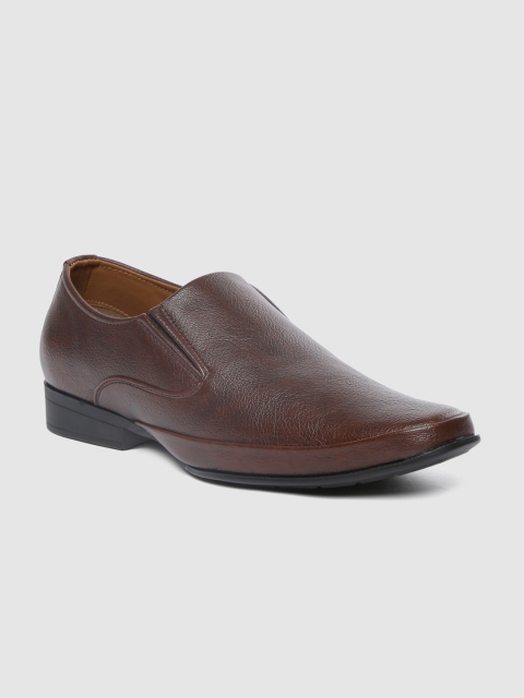 

Park Avenue Men Brown Slip-On Formal Shoes