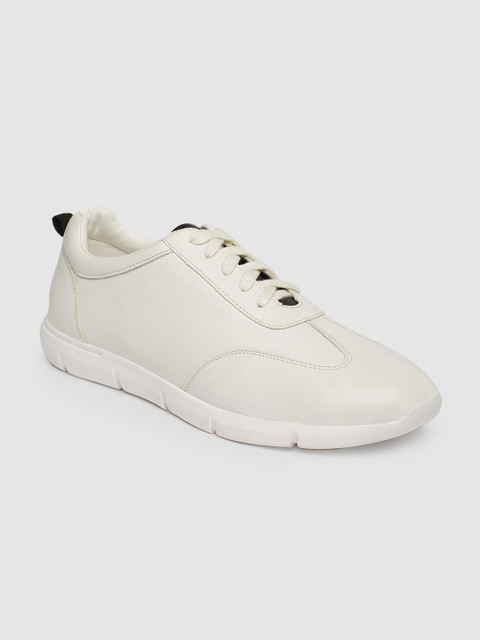 

Park Avenue Men White Solid Sneakers