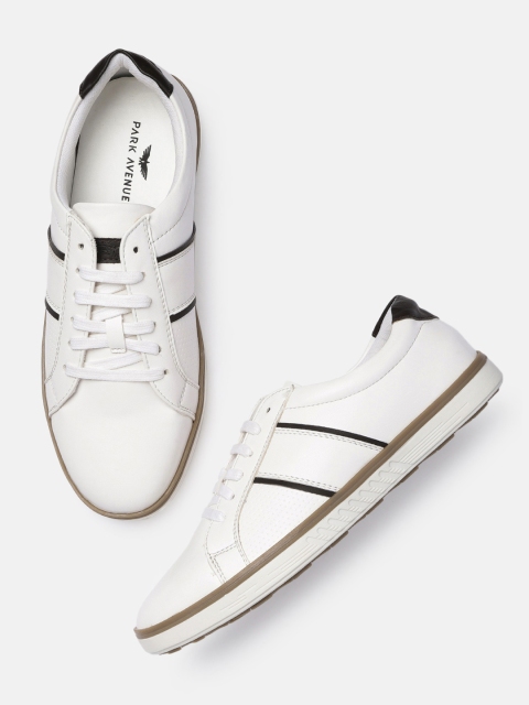 

Park Avenue Men White Perforated Sneakers