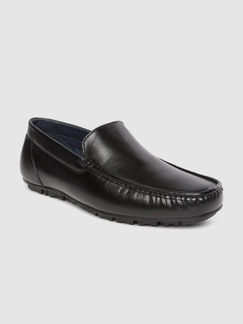 

Park Avenue Men Black Semi-Formal Slip-On Loafers