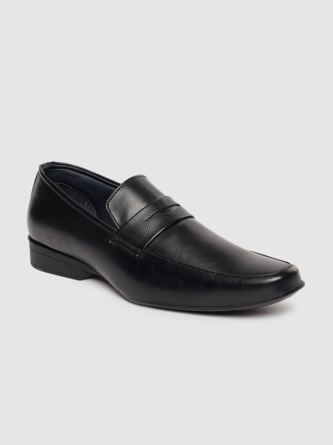 

Park Avenue Men Black Solid Formal Loafers
