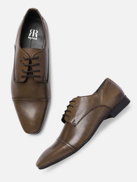 

Raymond Men Brown Formal Leather Derbys