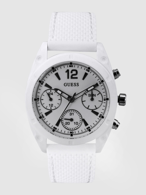 

GUESS Women White Analogue Watch W1296L1