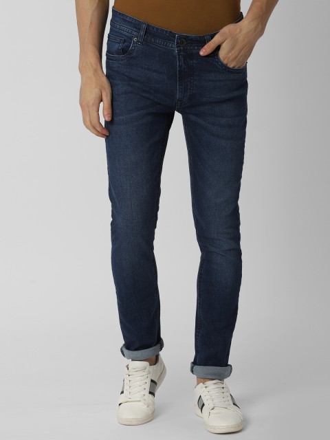 

Peter England Casuals Men Navy Blue Slim Fit Mid-Rise Clean Look Jeans