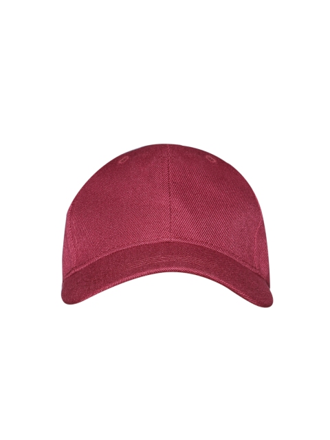 

Blueberry Women Maroon Solid Baseball Cap