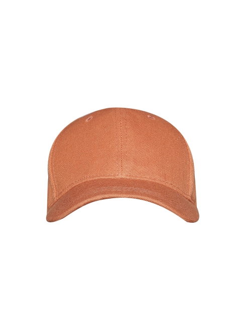 

Blueberry Women Rust Orange Solid Baseball Cap