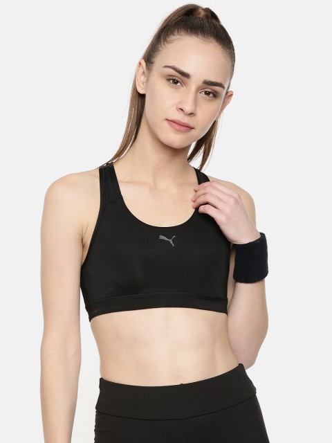 

Puma Black Printed Non-Wired Non Padded Sports Bra 51699643