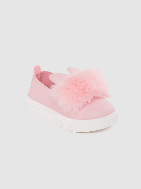 

Hoppipola Girls Pink Slip-On Sneakers