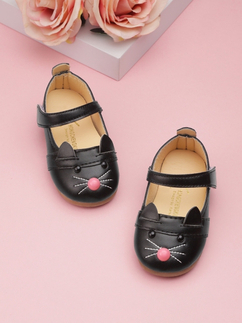 

Hoppipola Girls Black Solid Mary Janes