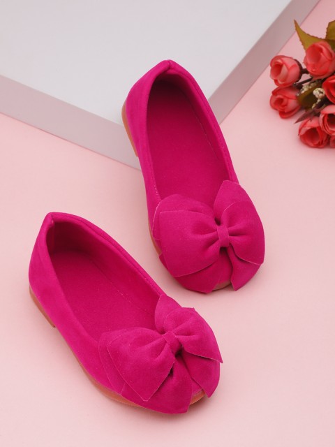 

Hoppipola Girls Fuchsia Pink Solid Ballerinas