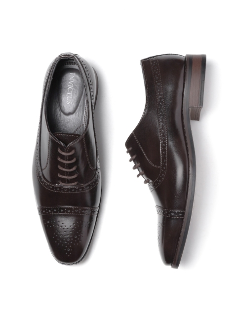 

INVICTUS Men Coffee Brown Formal Brogues