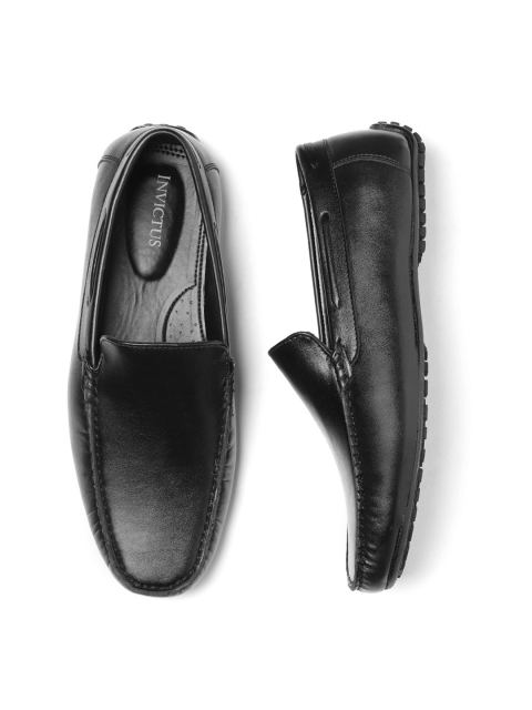 

INVICTUS Men Black Driving Shoes