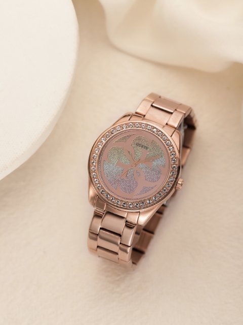 

GUESS Women Rose Gold Analogue Watch W1201L3