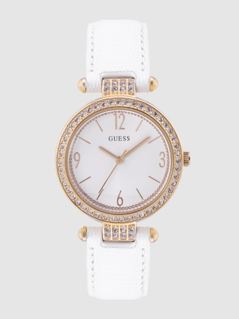 

GUESS Women White Analogue Watch W1230L3