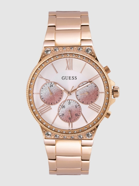 

GUESS Women Off-White Analogue Watch W1232L2