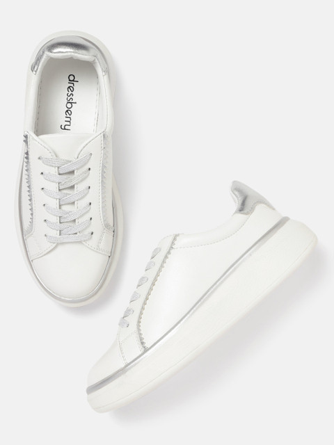 

DressBerry Women White Sneakers