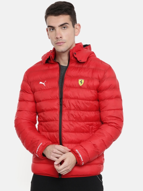 

PUMA Motorsport Men Red Solid SF Eco PackLite Rosso Corsa Puffer Jacket