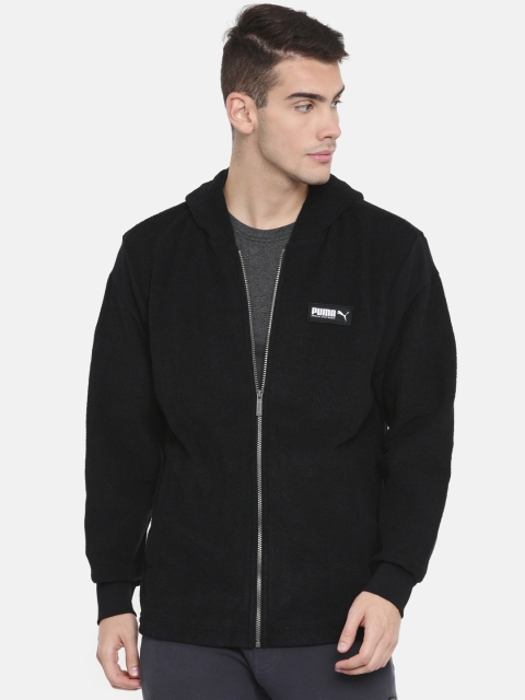 

Puma Men Black Solid Hooded Fusion Sweatshirt