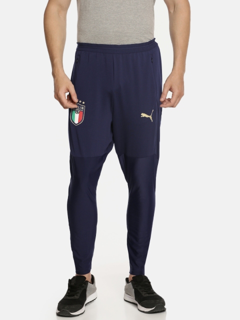 

Puma Men Navy Blue Solid dryCELL FIGC Training Track Pants