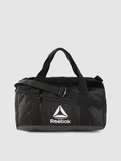 

Reebok Unisex Black TE Small Grip Duffel Bag
