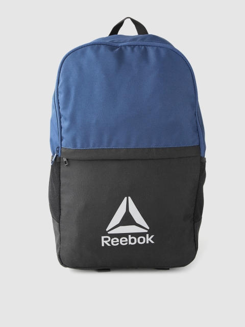 

Reebok Unisex Teal Blue & Black Style Fon X Colourblocked Laptop Backpack