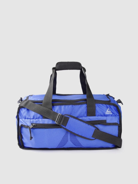 

Reebok Unisex Blue & Black Active Enhanced Grip M Duffel Bag