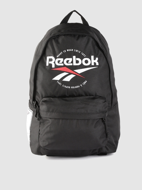 

Reebok Classic Unisex Black Brand Logo RTW Backpack