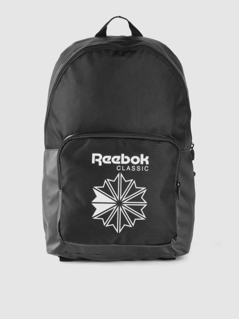 

Reebok Classic Unisex Black Printed Core Laptop Backpack