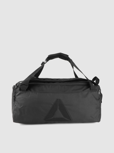 

Reebok Unisex Black Solid Active Enhance Convertible Grip Laptop Duffle Bag Cum Backpack