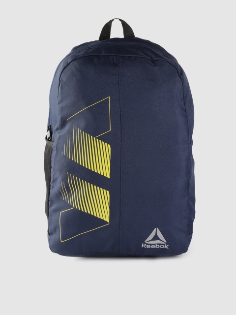 

Reebok Unisex Navy Blue Act Core Geometric Laptop Training Backpack