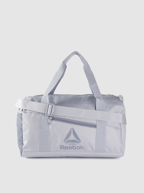 

Reebok Unisex Grey Solid TE S Grip Training Duffel Bag