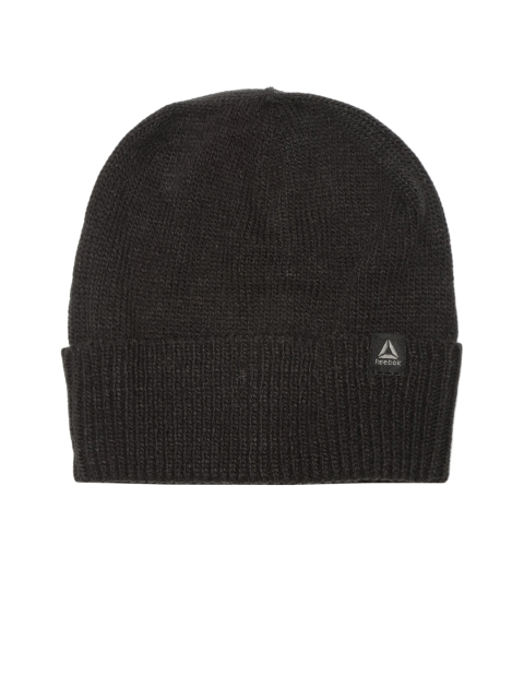 

Reebok Women Black Solid Training Beanie