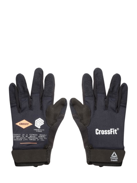

Reebok Women Navy Blue & Black Printed Cross Fit Training Gloves