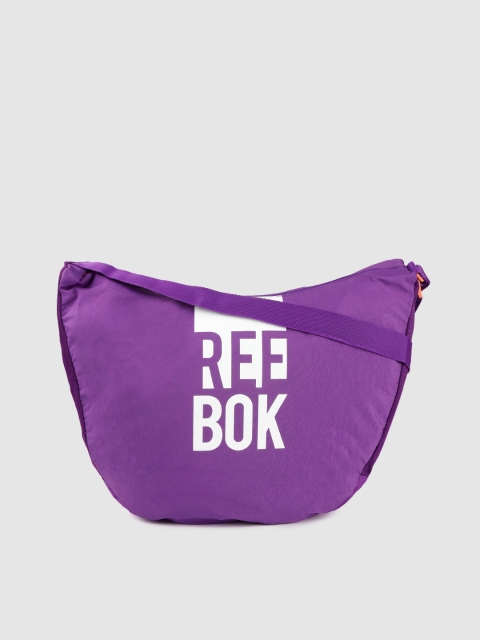 

Reebok Women Purple Printed Foundation Tote Sling Bag