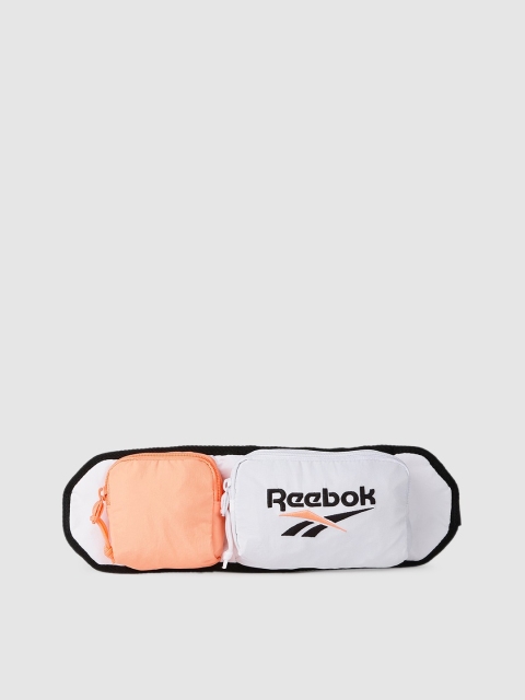 

Reebok Classic Unisex White & Orange Retro Running Waistbag