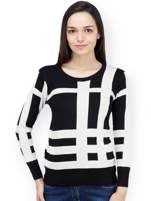 

Camey Black & White Sweater