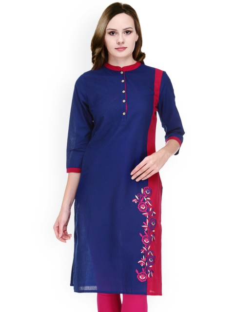 

Tulsattva Blue Kurta