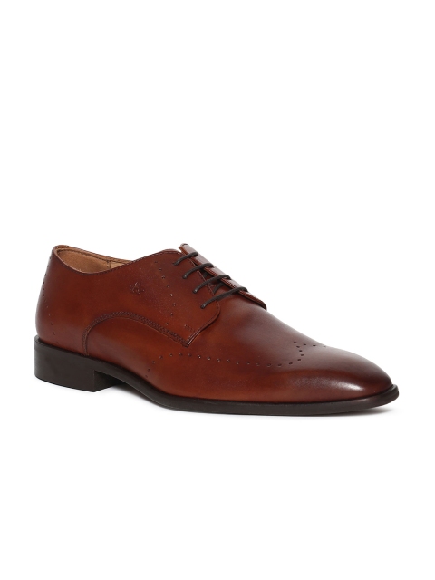 

Arrow Men Brown Solid Leather Formal Derbys