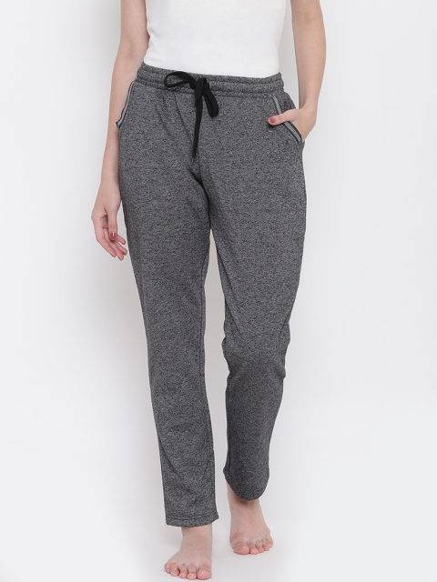 

Sweet Dreams Women Charcoal Grey Solid Lounge Pants