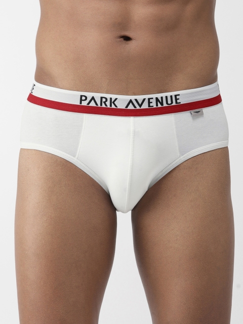 

Park Avenue Men White Solid Briefs PZRM00107-W1