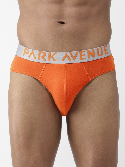 

Park Avenue Men Orange Solid Briefs PZRR00129-E5
