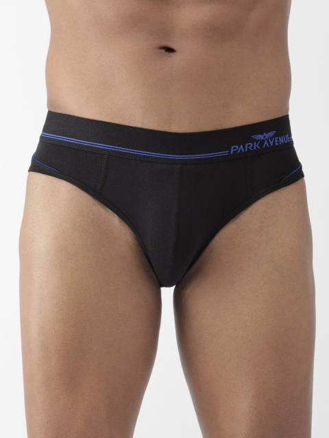 

Park Avenue Men Black Solid Basic Briefs PZRR00135-K6