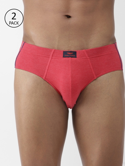 

Park Avenue Men Pack Of 2 Red Solid Briefs PZRR00114-R6