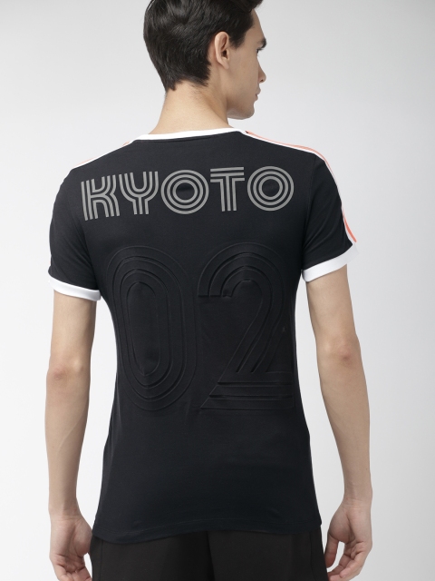 

Superdry Old School Men Black Printed Round Neck Classics Tokyo Ringer T-shirt