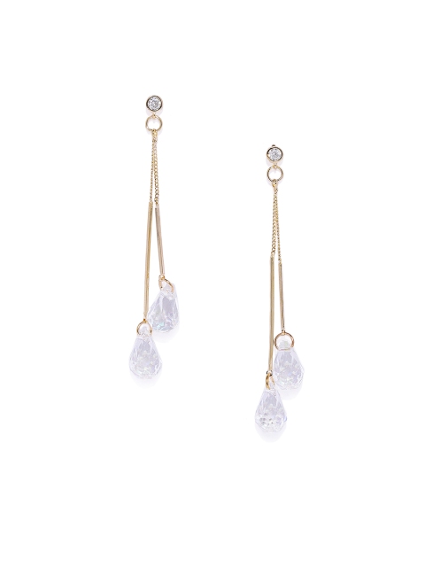 

ChicMela Gold-Plated Handcrafted Drop Earrings