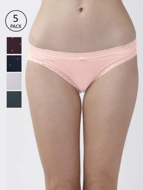 

Marks & Spencer Women Pack of 5 Briefs T614780S, Red