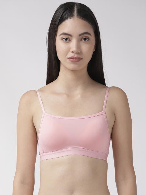 

Marks & Spencer Pink Solid Non-Wired Lightly Padded Layered Everyday Bra T339002
