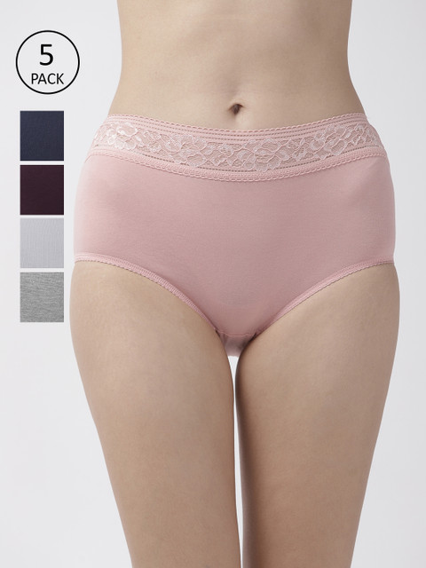 

Marks & Spencer Women Pack of 5 Hipster Briefs T614440, Purple